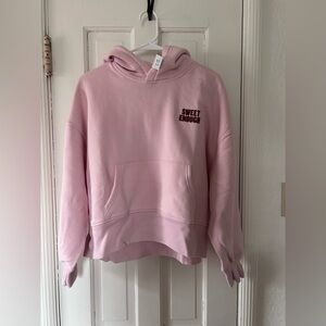 NWT Abercrombie & Fitch Hoodie in Sweet Enough Pink size Small